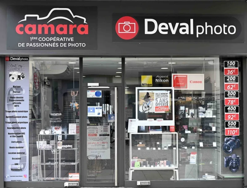 Devanture du magasin Devalphoto